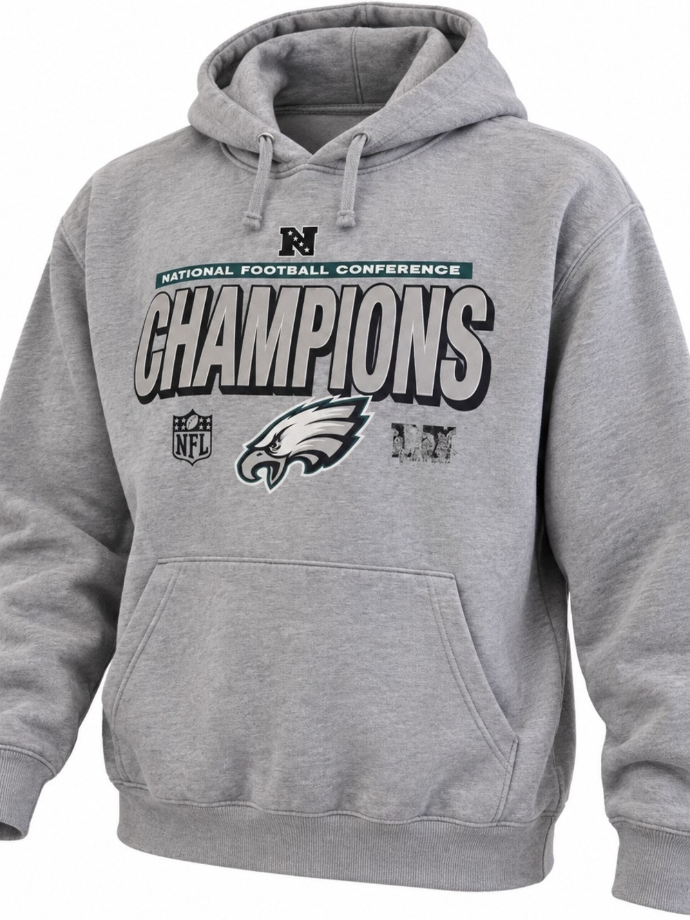 Nike Gray Philadelphia Eagles "Champions" Pullover Hoodie